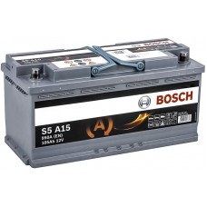 Акумулятор 105Ah-12v BOSCH AGM (S5A15) (394х175х190), R, EN 950