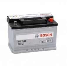 Акумулятор 70Ah-12v BOSCH (S3008) (278x175x190),R,EN640
