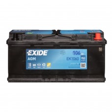 Акумулятор 106Ah-12v Exide AGM (392х175х190),R,EN950