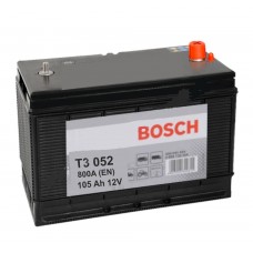 Аккумулятор  105Ah-12v BOSCH (T3052) (330x172x240),L,EN800 