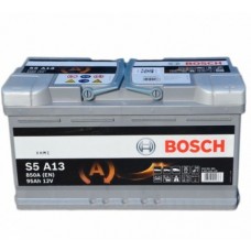 Аккумулятор   95Ah-12v BOSCH AGM (S5A13) (353x175x190),R,EN850