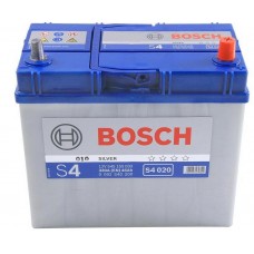 Аккумулятор   45Ah-12v BOSCH (S4020) (238x129x227),R,EN330,Азия тонк.клеммы, 5237439884H, BOSCH, Bosch