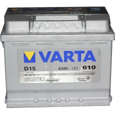 Аккумулятор   63Ah-12v VARTA SD(D15) (242x175x190),R,EN610, 5237170H, Varta, Varta