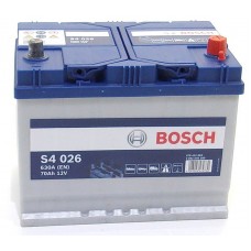 Аккумулятор   70Ah-12v BOSCH (S4026) (261x175x220),R,EN630(Азия)
